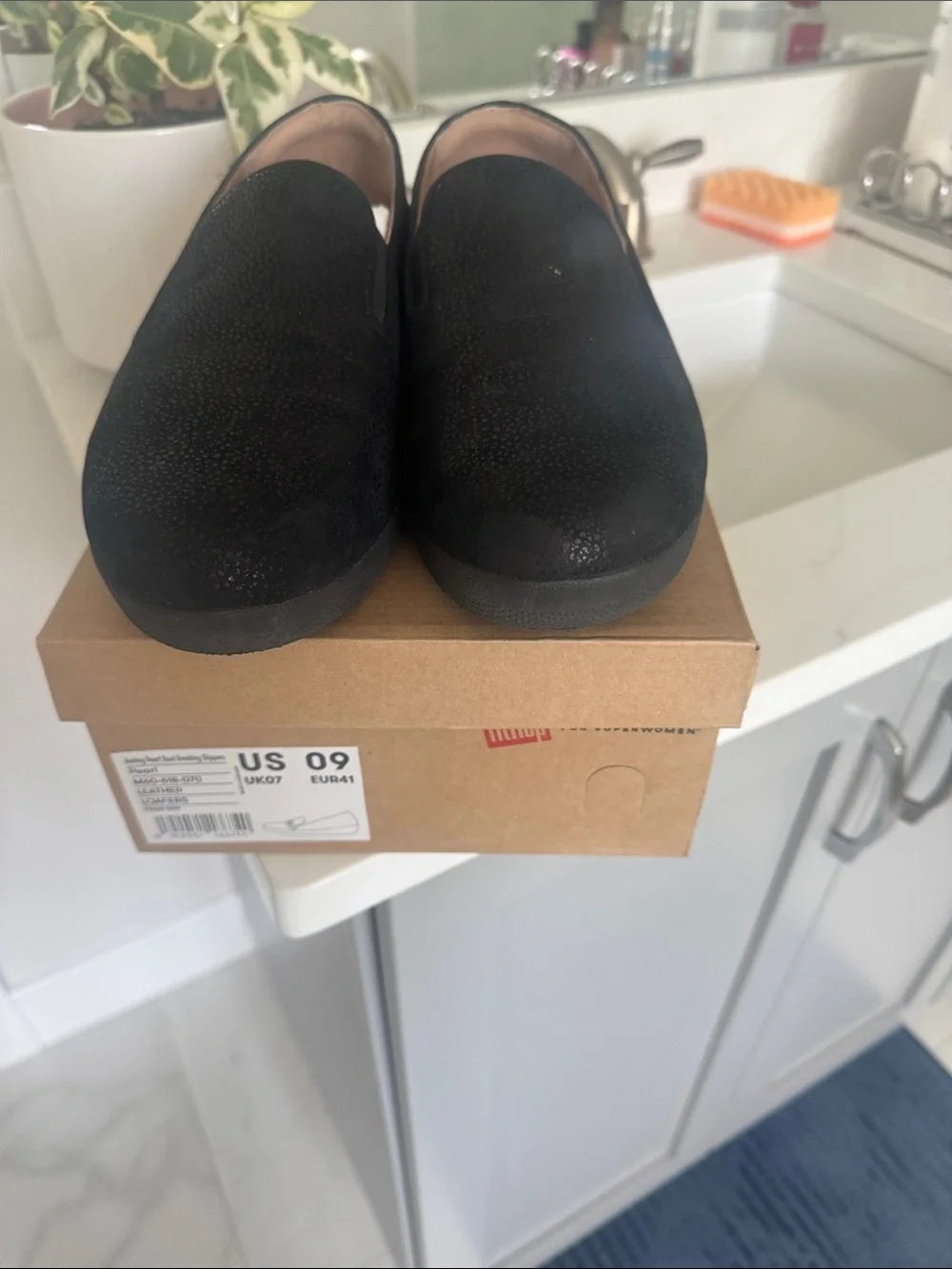 Fitflop Brown Cardboard Shoe Box with Labeling